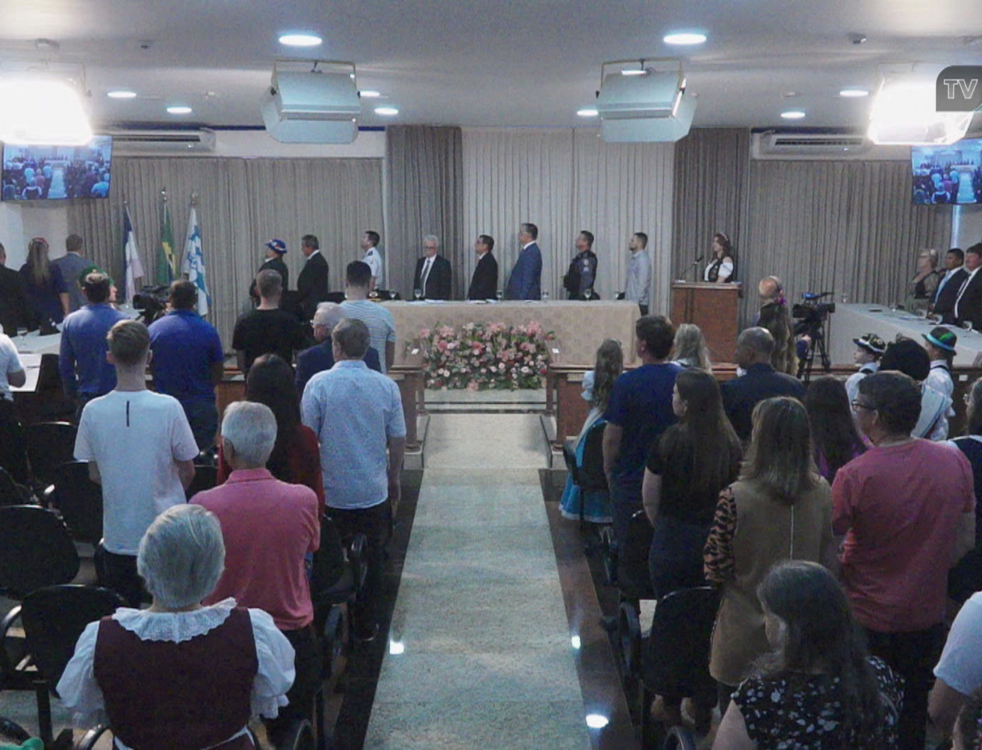 Sessão Solene alusiva ao 35º aniversário de emancipação política de Santa Maria de Jetibá