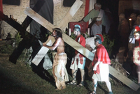 Apresentação teatral “A Paixão de Cristo", na comunidade de Recreio